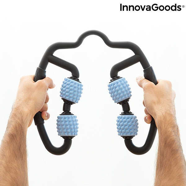 Neck roller massager