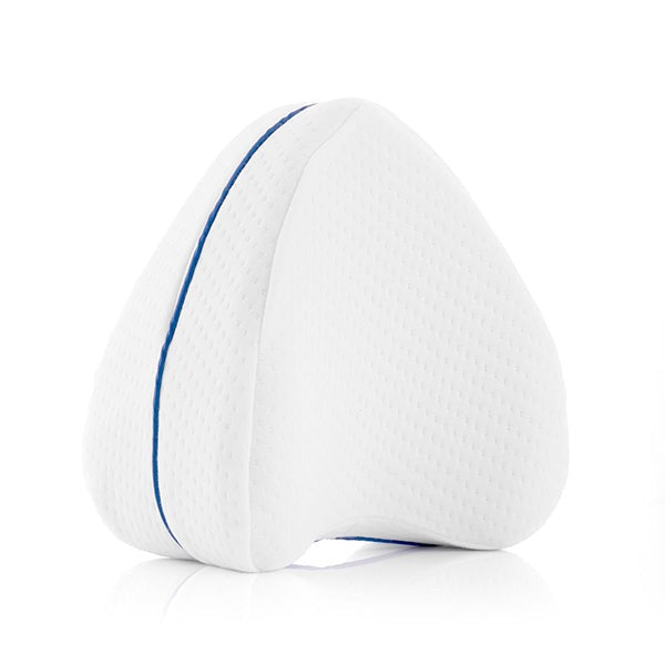 Ergonomic Pillow for Knees and Legs white