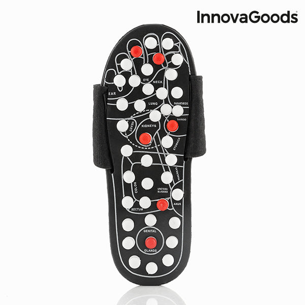 Acupuncture Massage Slippers black